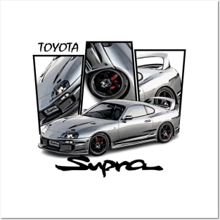 Toyota Supra MK4 Posters and Art